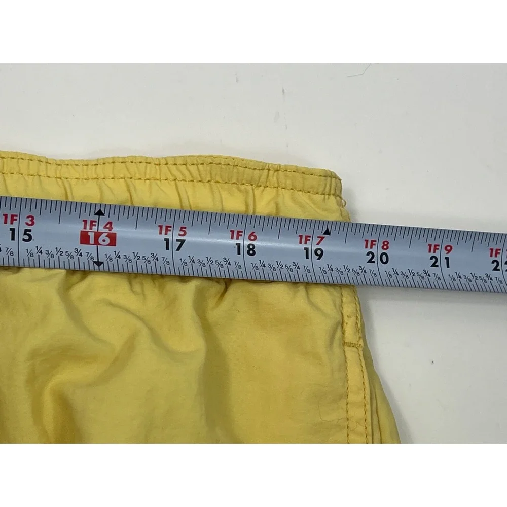 Islander‎ Swim Trunks Men's Sz XL Yellow Drawstring Pockets